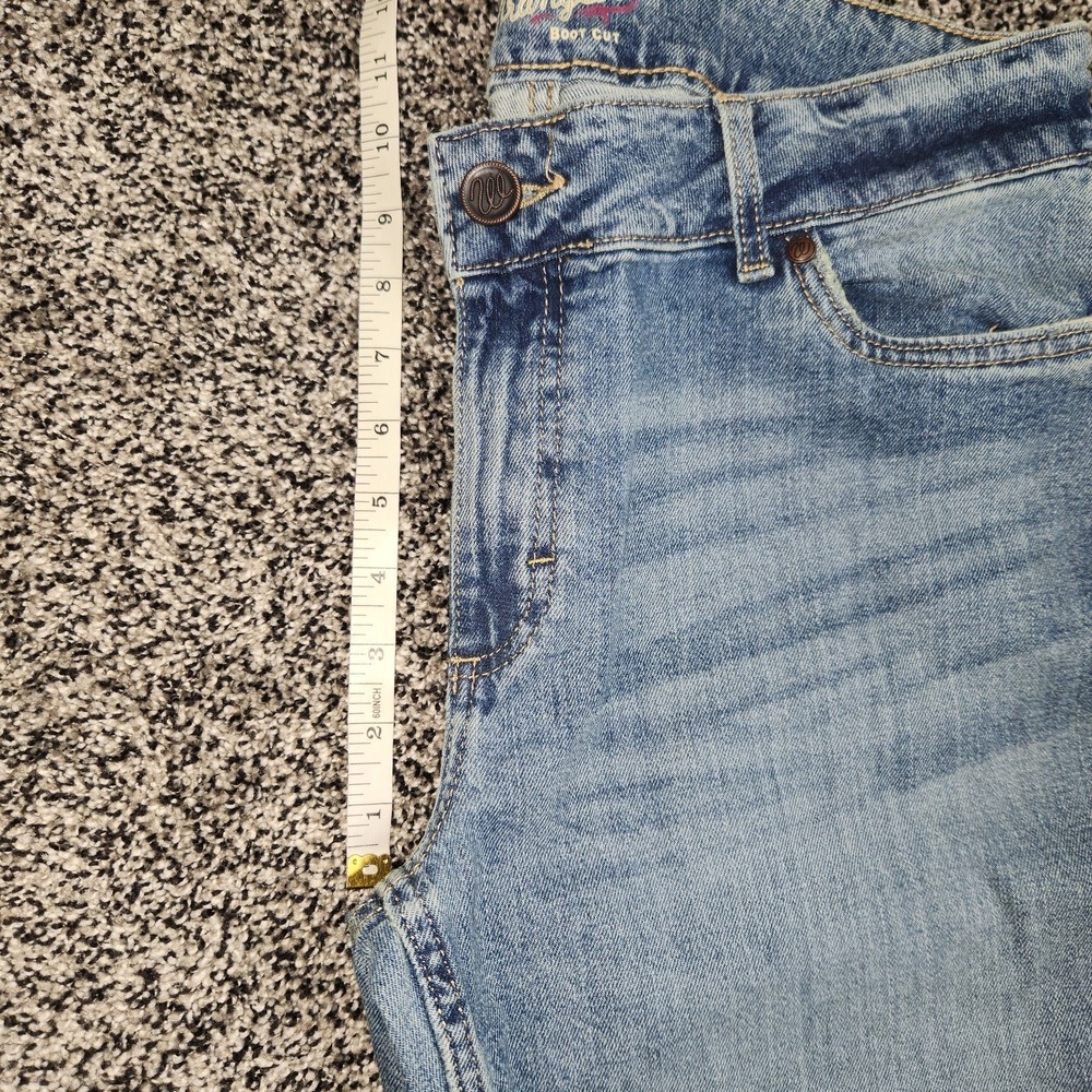 wrangler Retro boot cut jeans womens Size 13x36, 10" Rise Western Rodeo County - Picture 7 of 8